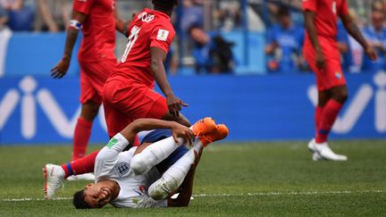 L'Anglais&nbsp;Jesse Lingard face au Panama le 24 juin 2018 à&nbsp;Nizhny Novgorod (Russie). (DIMITAR DILKOFF / AFP)