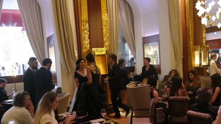 Le salon d'accueil de l'hôtel Majestic à Cannes.
 (Lorenzo Ciavarini Azzi/Culturebox)