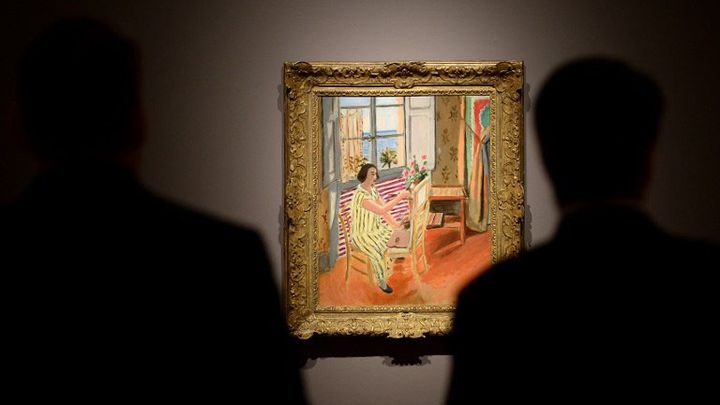 "La Séance du Matin" d'Henri Matisse vendu 19,205 millions de dollars le 7 mai 2014 chez Sotheby's, à New York
 (EMMANUEL DUNAND / AFP)