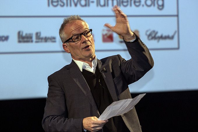 Thierry Frémaux présentant le programme du festival Lumière, le 9 octobre 2015
 (Jean-François Lixon)