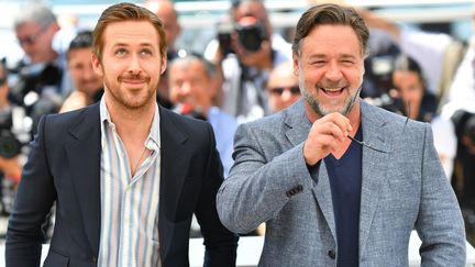 Les deux acteurs ont présenté "The nice guys", un buddy movie réalisé par Shane Black, le scénariste de "L’arme fatale".
 (MUSTAFA YALCIN / ANADOLU AGENCY)