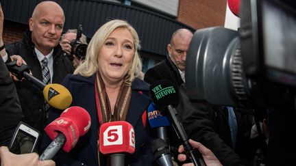 Régionales:  Marine Le Pen dénonce "un régime à l'agonie"