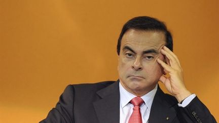 Le patron de Renault, Carlos Ghosn, est le chef d'entreprise le mieux payé du CAC 40 (AFP - MIGUEL MEDINA)