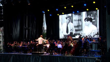 Concert "To the tune of Pagnol" by the Cannes National Orchestra in Aubagne (Bouches-du-Rhône), Friday August 2, 2024. (FRANCE 3 COTE D'AZUR)