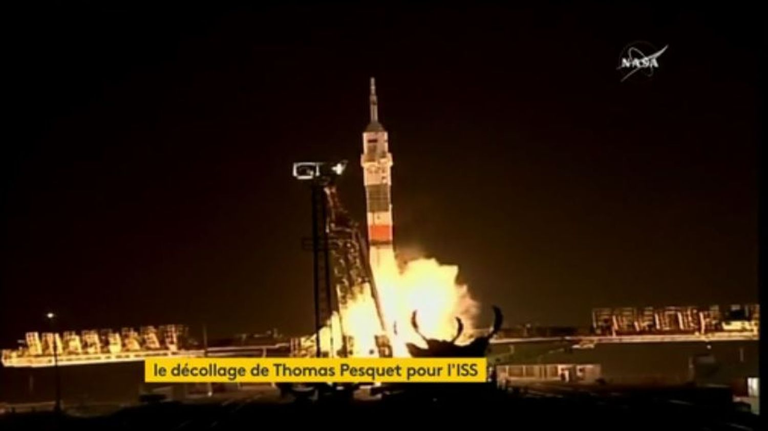 Thomas Pesquet décollage parfaitement réussi pour la fusée Soyouz