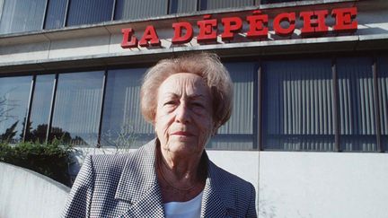  (Evelyne Baylet avait été la présidente emblématique de la Dépêche du Midi © SIPA)