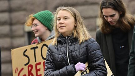 Greta Thunberg à&nbsp;Stockholm, le 14 octobre 2022.&nbsp; &nbsp; (JONAS EKSTROMER / TT NEWS AGENCY)