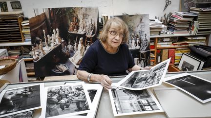 La photographe Sabine Weiss (© François Bouchon / Le Figaro)