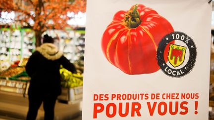 La tendance des locavores est présente jusque dans les supermarchés. (RICHARD BRUNEL / MAXPPP)