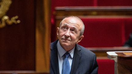 Le ministre de l'Intérieur, Gérard Collomb, le 25 septembre 2017 à l'Assemblée nationale. (MAXPPP)