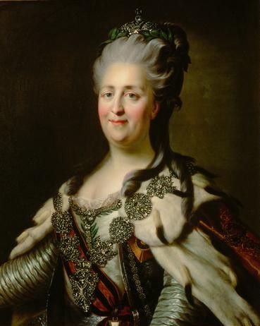 Portrait de Catherine II de Russie, signé Johann-Baptist Lampi
 (France3/Culturebox)