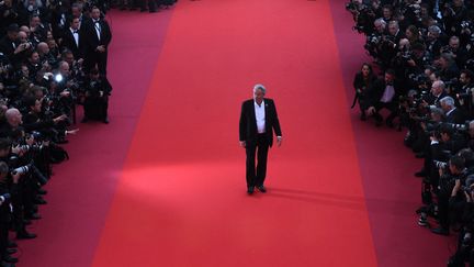 Le comédien français Alain Delon au Festival de Cannes, le 19 mai 2019. (ANTONIN THUILLIER / AFP)