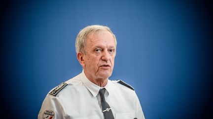 Le directeur général de la police nationale, Frédéric Veaux, lors d'une réunion au ministère de l'Intérieur, à Paris, le 31 août 2020. (ARTHUR NICHOLAS ORCHARD / HANS LUCAS / AFP)