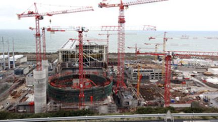 La construction du réacteur EPR de Flamanville a débuté en 2007. (©REUTERS/ Stephane Mahe)