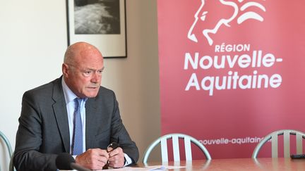 Le président socialiste de la région Nouvelle-Aquitaine, Alain Rousset, à Bordeaux, le 15 mai 2017. (AFP)