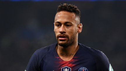 Neymar lors du match de Coupe de France opposant le PSG à Strasbourg, au Parc des Princes (Paris), le 23 janvier 2019. (FRANCK FIFE / AFP)