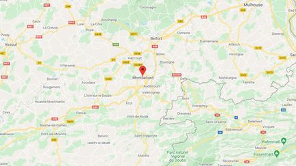 Montbéliard, dans le Doubs. (GOOGLE MAPS)