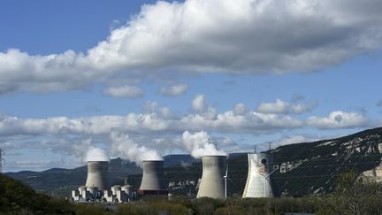 La centrale nucléaire de Cruas (Ardèche) est à l'arrêt le temps d'un "audit approfondi" après le séisme de lundi 11 novembre. (PHILIPPE DESMAZES / AFP)