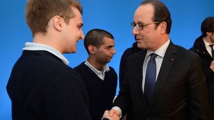  (Hollande à Alençon lundi dernier © Maxppp)