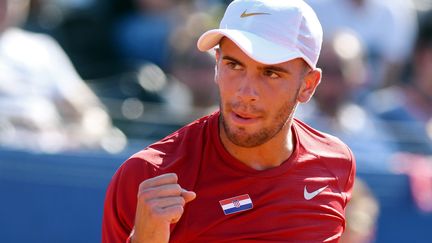 Borna Coric a remporté le match décisif face aux Etats-Unis. (STR / AFP)