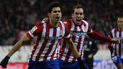 Diego Costa, le buteur de l'Atletico Madrid (PIERRE-PHILIPPE MARCOU / AFP)