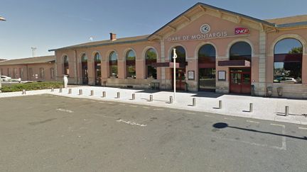 La gare de Montargis (Loiret). (CAPTURE D'ÉCRAN GOOGLE MAP)