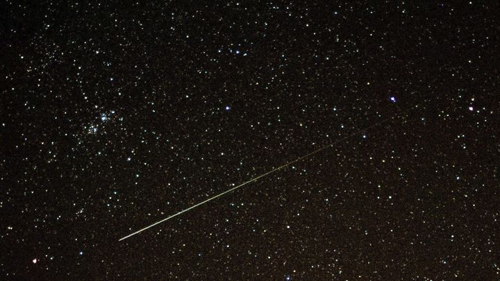 Des Pers&eacute;ides" dans le ciel de Sieversdorf, en Allemagne, le 12 ao&ucirc;t 2013. (MAXPPP)