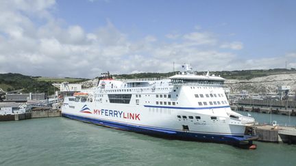 &nbsp; (Eurotunnel négocie la vente de deux de ses trois bateaux exploités par MyFerryLink à un groupe Danois © MaxPPP)