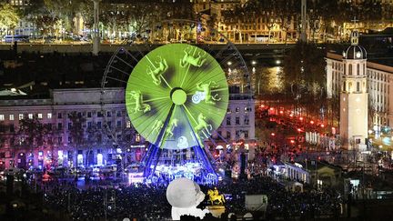  Fête des Lumières 2018 à Lyon, samedi 8 décembre 
 (Joël PHILIPPON / PHOTOPQR/LE PROGRES/MAXPPP)