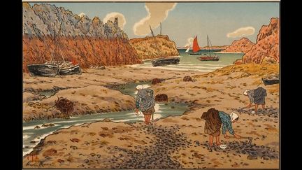 Lithographie coloriée, 1905.
	Collection et cliché Musée départemental breton, Quimper.
 (Serge Goarin)