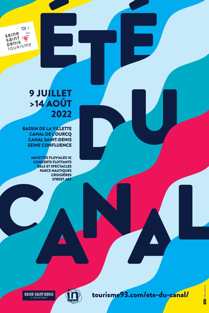 Affiche du festival l'Eté du Canal 2022.&nbsp; (SEINE-SAINT-DENIS TOURISME)