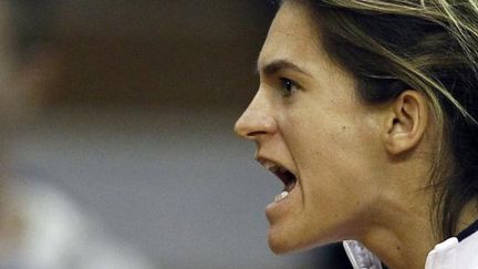 &nbsp; (Amélie Mauresmo, la capitaine tricolore, a été choisie par Andy Murray pour le coacher © REUTERS/Regis Duvignau)