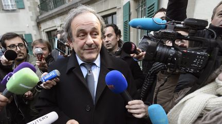 &nbsp; (Michel Platini devant le tribunal arbitral du sport à Lausanne, le 8 décembre 2015 ©maxPPP)