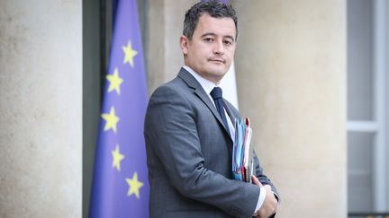 Le ministre des Comptes publics Gérald Darmanin, le 5 décembre 2018 à la sortie du Conseil des ministres, à l'Elysée. (MAXPPP)