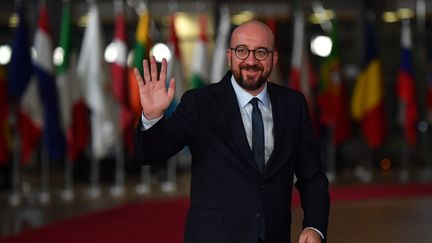 Le Premier ministre belge Charles Michel à Bruxelles, le 17 octobre 2018. (BEN STANSALL / AFP)