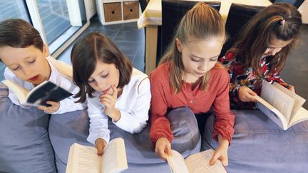 Image d'illustration, enfants en train de lire (PHILIPPE TURPIN / PHOTONONSTOP)