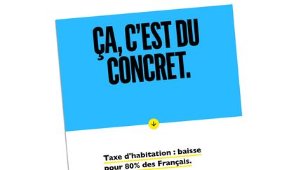 Page du site enmarche.fr (CAPTURE D'ECRAN)