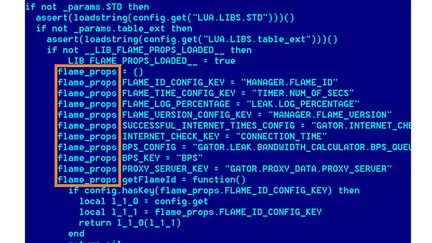 Une capture d'&eacute;cran publi&eacute;e par la soci&eacute;t&eacute; de s&eacute;curit&eacute; informatique russe Kaspersky Lab, qui a d&eacute;couvert le virus Flame en mai 2012. (KASPERSKY LAB / AFP)