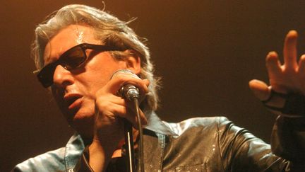 Alain Bashung à Colmar en août 2004.
 (Yannick Bohn / Photo PQR L&#039;Alsace / MaxPPP)