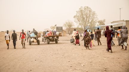 Des milliers de Soudanais fuient le pays à cause de la guerre civile. (SOPA IMAGES / LIGHTROCKET)