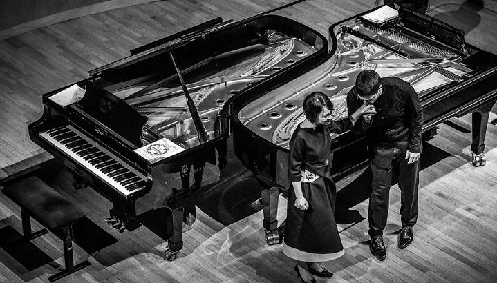 Le duo Ludmila Berlinskaïa/Arthur Ancelle.
 (Laurent Bugnet)