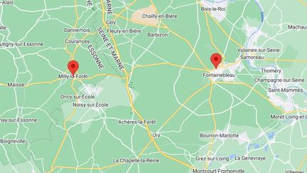 Un bébé et sa mère blessés par balles, le 25 octobre 2023 en Seine-et-Marne. le nourrisson est mort. (GOOGLE MAPS)