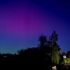 Une aurore boréale visible dans le ciel de Riaille (Loire-Atlantique), le 10 mai 2024. (ESTELLE RUIZ / HANS LUCAS / AFP)