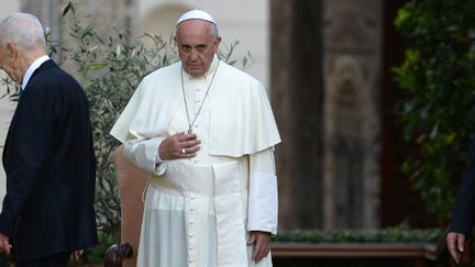 Le pape François a voulu respecter sa "neutralité". (FILIPPO MONTEFORTE / AFP)