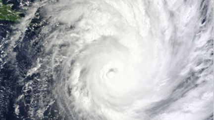 Image satellitaire du cyclone Yasi au dessus de l'Australie, le 1er février 2011 (AFP/NASA)