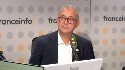 Olivier Jaoui, président de l'association "Vies brisées - 7 octobre", sur franceinfo le 7 octobre 2024. (FRANCEINFO / RADIO FRANCE)