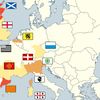 L'Ecosse vote, le 18 septembre 2014, pour d&eacute;cider de rendre ou non la nation ind&eacute;pendante du Royaume-Uni. Elle n'est pas la seule r&eacute;gion en Europe &agrave; imaginer un tel sc&eacute;nario. (MATHIEU DEHLINGER / FRANCETV INFO)