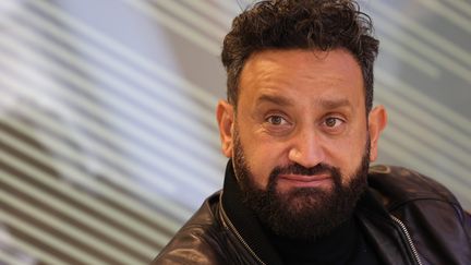 Cyril Hanouna lors d'une rencontre avec des lecteurs du "Parisien", le 28 septembre 2021, à Paris. (MAXPPP)