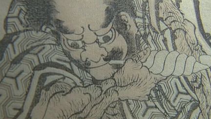 Croquis de Katsushiska Hokusai (1760-1849)
 (Capture d&#039;image France3/Culturebox)