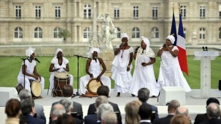 Commémoration de l'abolition de l'esclavage au jardin du Luxembourg (10 mai 2011) (AFP / Eric Feberberg)